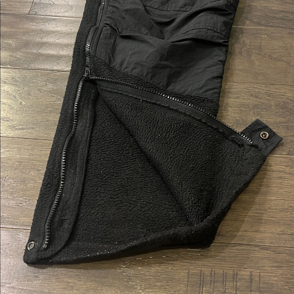 The North Face Denali Pants black Vintage Side Leg Zippers Mens Size XL - Picture 6 of 16